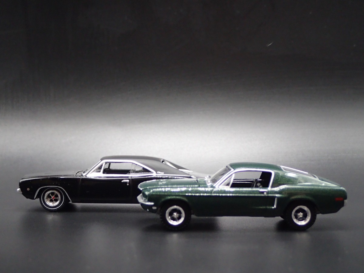 ミニカー BULLITT FORD MUSTANG & DODGE CHARGER 1968 68 FORD MUSTANG & DODGE CHARGER BULLITT LEGACY 1/64