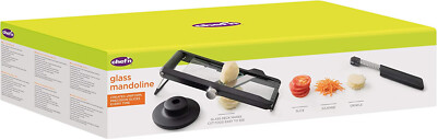 CHEF'N 5255883KC Glashobel mit 3 Schneidklingen in Geschenkbox, plastik