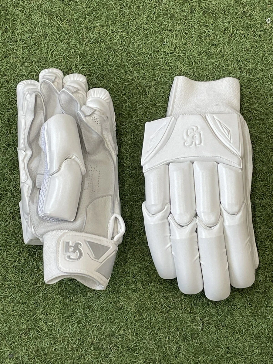 CA JR20 All White Batting Gloves Brand New Left Hand Mens Size Exclusive