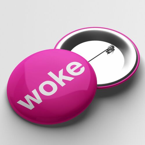 Woke Button Pin Badge - Picture 1 of 1