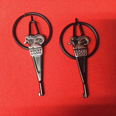 2 Rocky Boots Brand Handcuff Keys With Key Chains