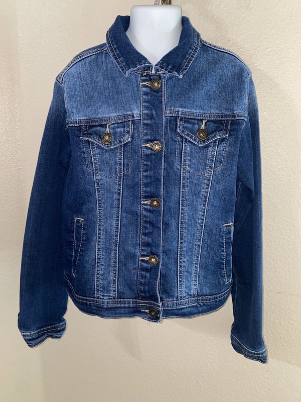 Copper Key Denim Jacket Size M