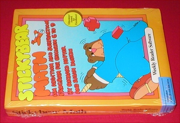 Stickybear Software Set Kit StickyBear Math for the Commodore 64 C64 128 Computer NEW SEALED | eBay
