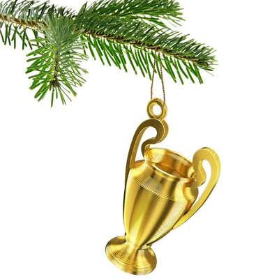 Pokal Christbaumkugel Dekoration Ornament für Weihnachten Xmas Noel