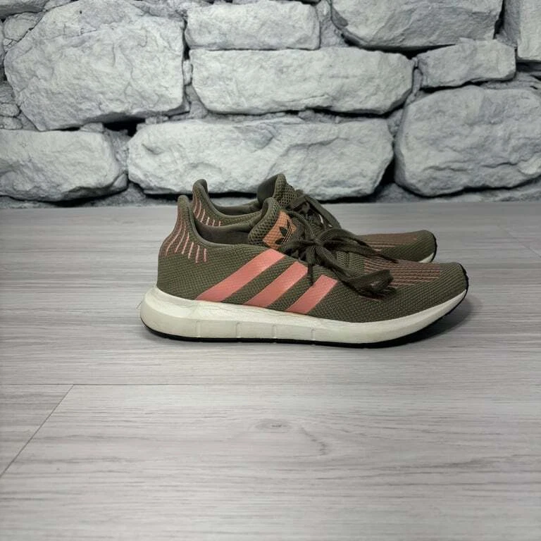 ADIDAS Scarpe da corsa sportive uomo verde oliva