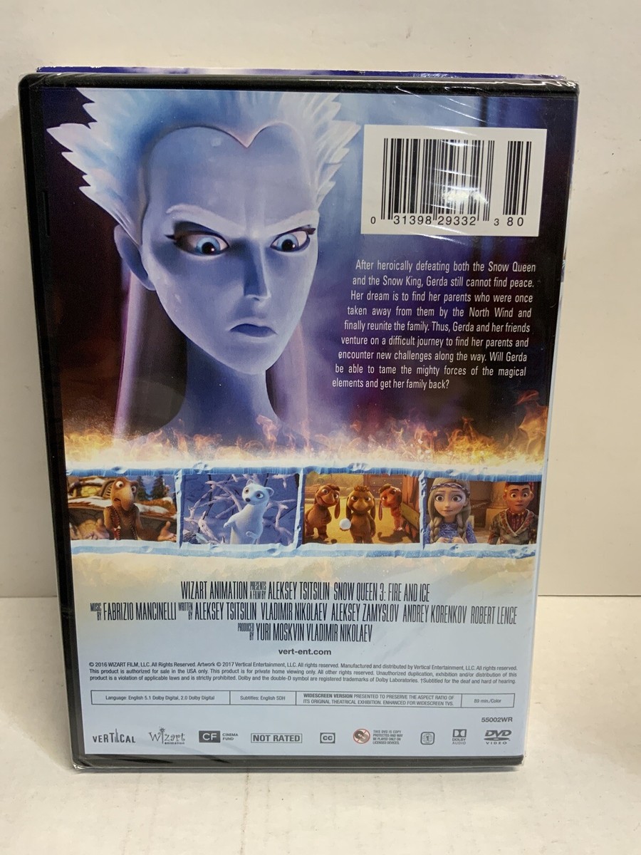 ☀️ The Snow Queen : Fire and Ice (DVD,2018)👌🆕wSLIPCOVER 31398293323| eBay