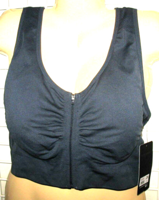 90 DEGREE NEW 2X CELESTIAL NAVY NYLON SPANDEX ZIPPER