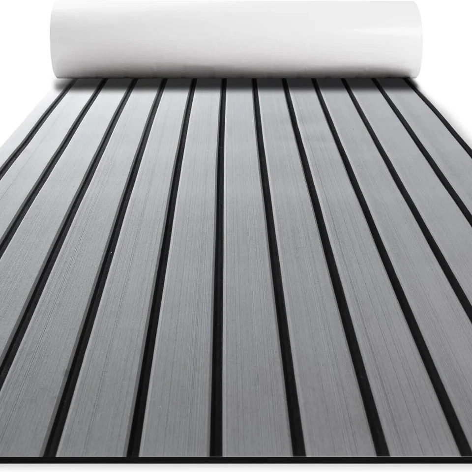 Self-Adhesive EVA Foam Decking Sheet Faux Teak Synthetic Boat Marine Flooring - Image 2 of 4