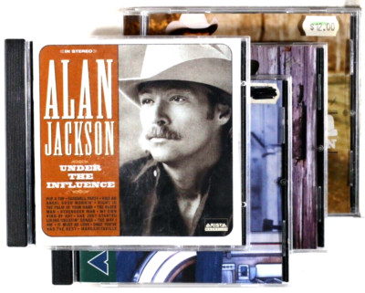 Alan Jackson Lot of 4 CDs Here In The Real World What I Do Under The Influence