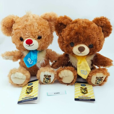 Disney Sotre Unibearsity Unibear Mon & Blanc  Chip 'n' Dale Plush 9 Doll Japan