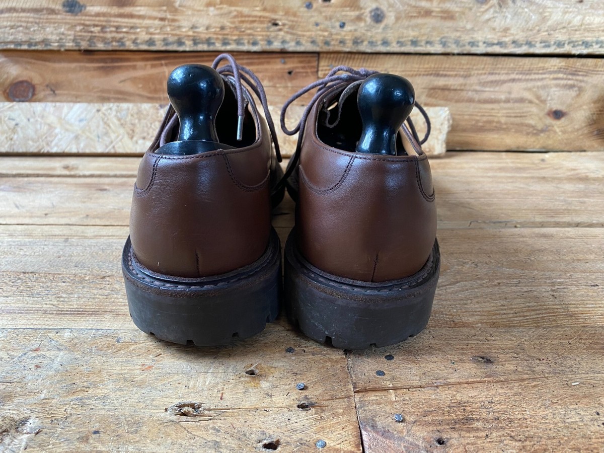 靴 Prada Brown Square Toe Leather Shoes 37 Prada Brown Square Toe Leather Shoes 37