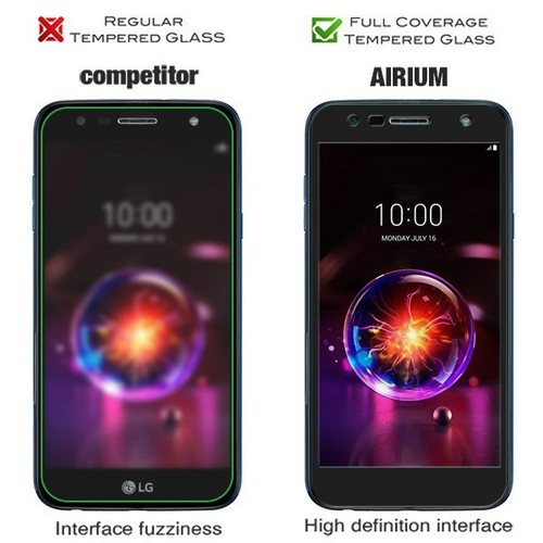 For LG X Power 3 Premium Shockproof Tempered Glass Screen Protector FULL COVER - Picture 5 of 12