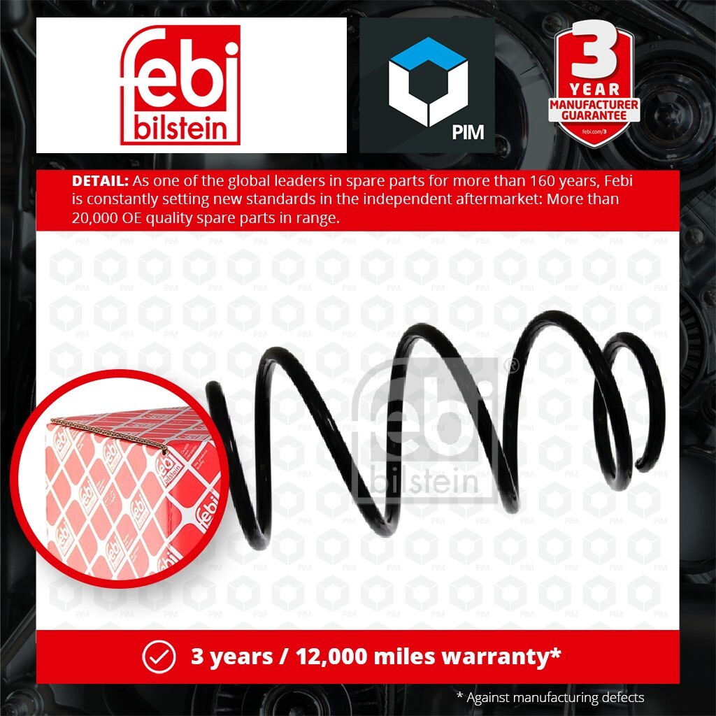 Coil Spring Front 46976 Febi Suspension 50709720 51857010 Top