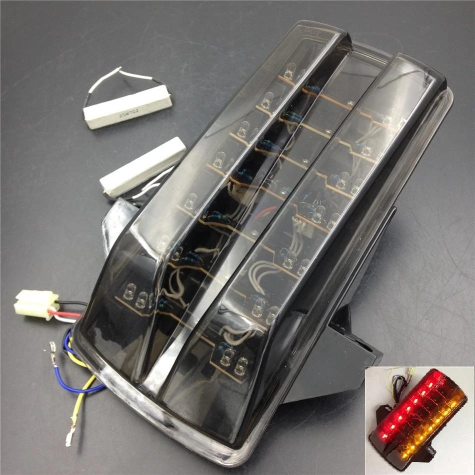 Luz traseira de LED sinais de seta para fumaça SUZUKI SV650 SV650S SV650A SV1000 SV1000S - Imagem 3 de 4