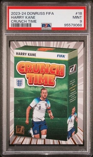 2023 Donruss FIFA Harry Kane Crunch Time #18 Tottenham England PSA 9 MINT #18