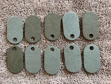 10 ~ Cable Tags ~ AT&T ~ Bell System ~ Western Electric ~ Craft ~ NEW