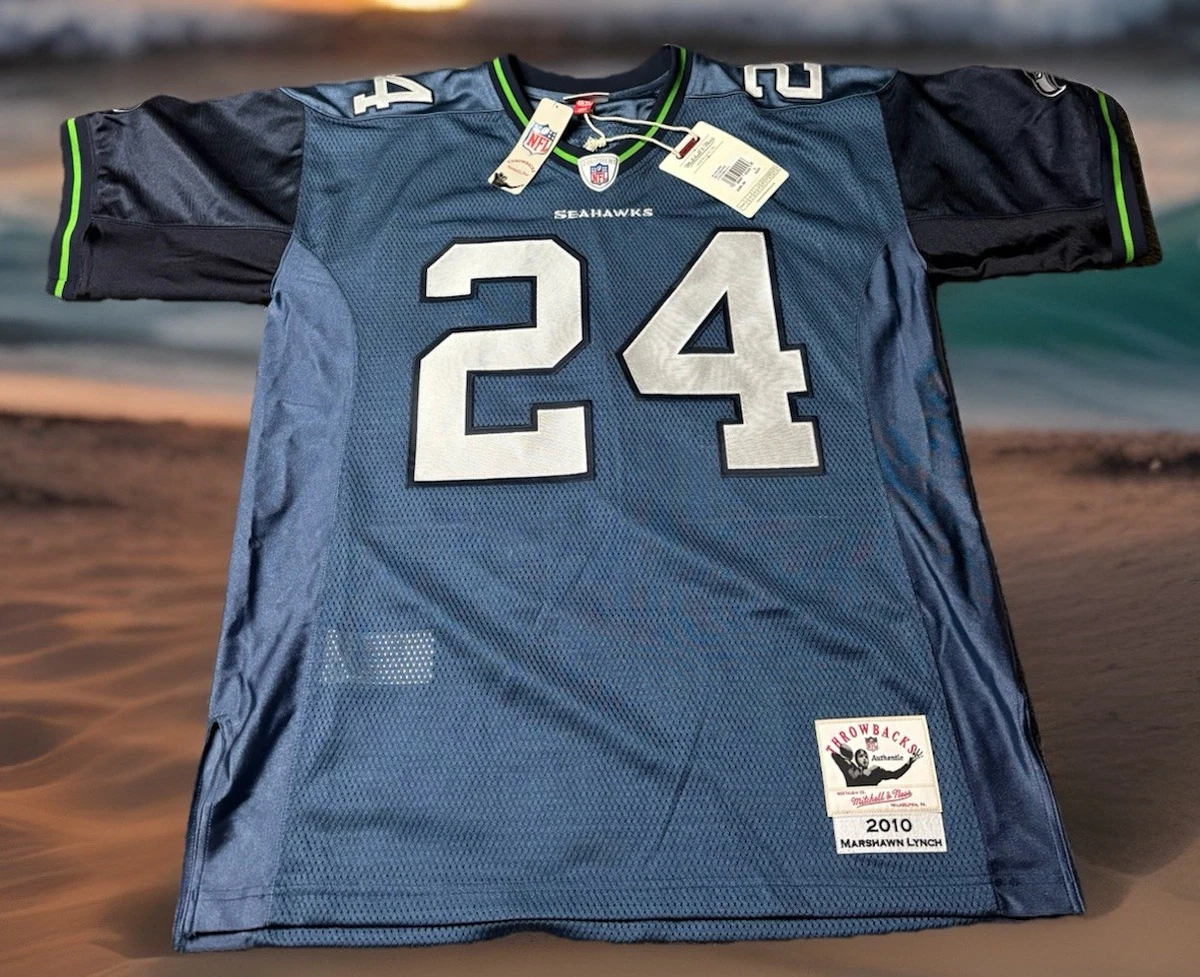 MITCHELL & NESS AUTHENTIC MARSHAWN LYNCH XL SEATTLE SEAHAWKS