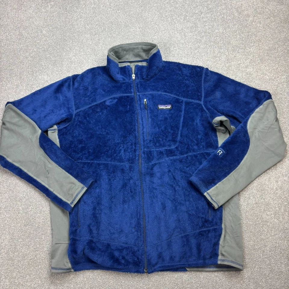 Veste d'extérieur Patagonia polaire adulte grand bleu régulateur R2... - Photo 1/4