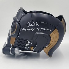 Chris Pratt Signed Star-Lord Helmet w/ "Star-Lord/Peter Quill"