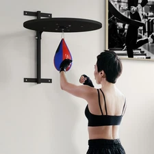 Soozier Wall Mounted Speed Bag Platform, Height Adjustable Punching Bag