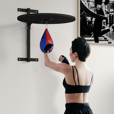 #ad Soozier Wall Mounted Speed Bag Platform Height Adjustable Punching Bag $66.99