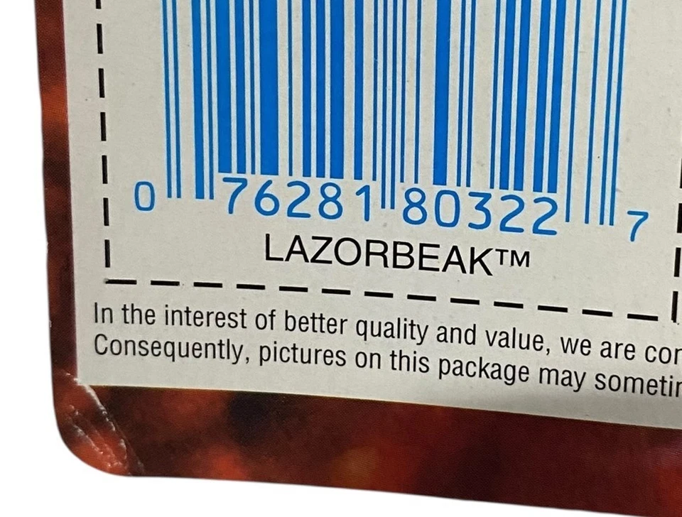 Transformers Beast Wars Lazorbeak 1996 Action Figure NEW Kenner Laserbeak - Image 3 of 3