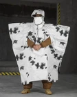Winter Thermal Camouflage Poncho Snow