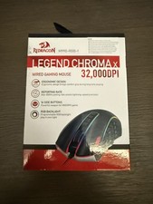 Redragon Legend Chroma 32,000 DPi Wired Gaming Mouse with Side Keys