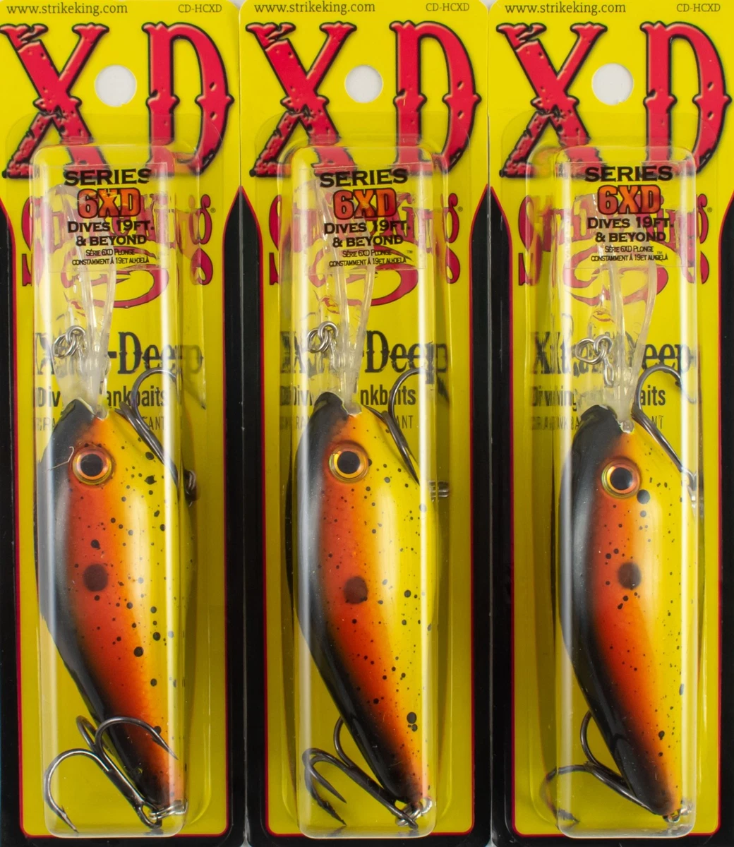 Lot 3 Leurres Vintage Strike King / ZMan - Crankbait - Pêche Eau Douce/salée