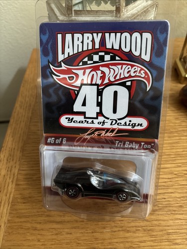 Hot Wheels Larry Wood 40 Years Of Design #6 Of 6 Tri Baby Too #1119/3500