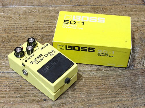 BOSS SD-1 SUPER OVERDRIVE NEC C4558C 1981 471452