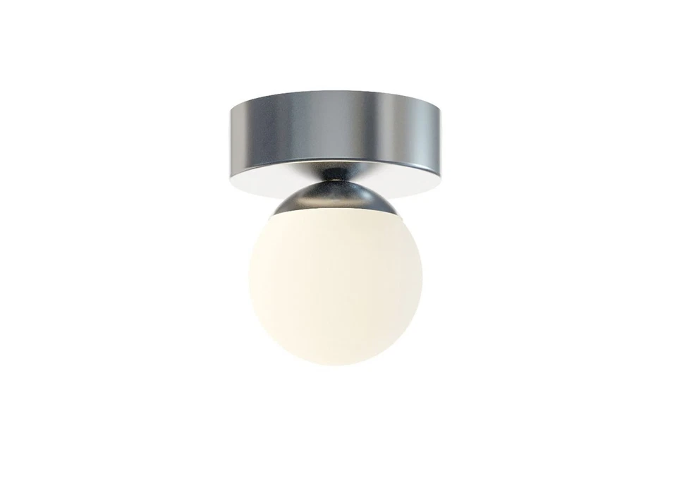 AFX PRLF05L30D1 Pearl 5"W LED Flush Mount Globe Ceiling Fixture - White - Image 3 of 4