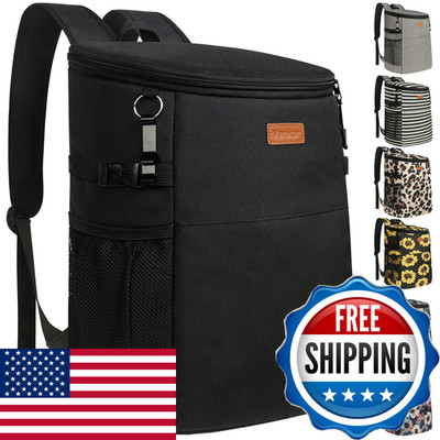 Vankor Camping 30 Cans Soft Backpack Coolers Insulated Leak Proof Travel