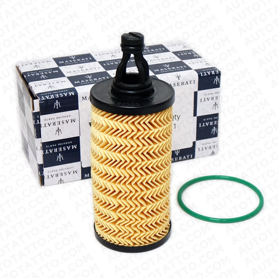 Maserati Ghibli Quattroporte V6 Levante 3.0L Oil Filter Kit OEM 000298939 - Image 2 of 3
