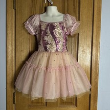 Curtain Call Princess Rhinestone Sequin Mauve Ballet Tutu Dance Costume CM E949