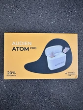 Audien Atom Pro White Beige Wireless Rechargeable OTC Hearing Aids