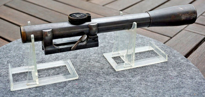 C.P. GOERZ BERLIN 3x ZF39 K98 STEEL SNIPER SCOPE + 13mm Mount