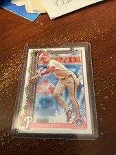 Trea Turner 2025 Topps Holiday Mega - Santa Hat Short Print - #H90b