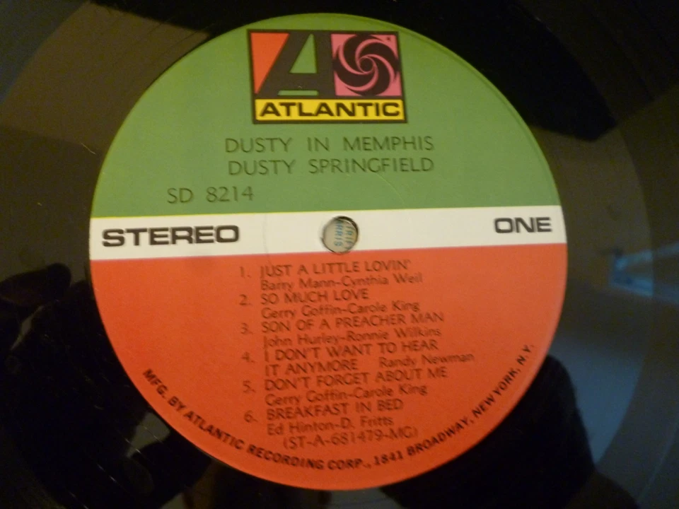 Dusty Springfield - Dusty In Memphis   LP - Atlantic  SD 8214 - Image 3 of 3