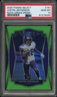 2020 Panini Select - Premier Level Justin Jefferson Neon Green /49 PSA 10 ROOKIE