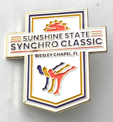 Sunshine State Synchro Ice Skating Classic Wesley Chapel FL Enamel Pin