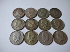 Lot of 12 ~ Kennedy Half Dollar ~ 40% Silver coins
