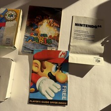 Super Mario 64 Nintendo 64 N64 CIB Complete W/ Manual & Inserts Authentic
