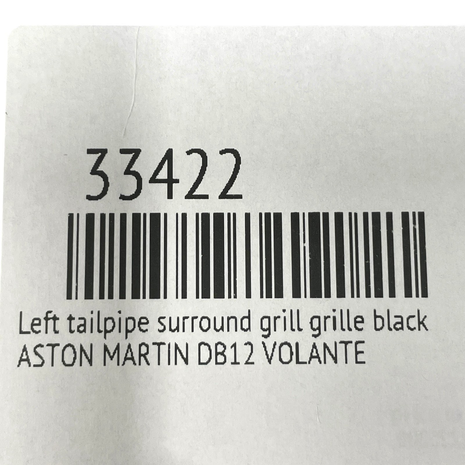 Aston Martin DB12 2024-2026 Left Exhaust tip grilles Set