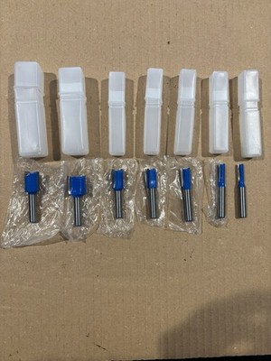 7-teiliges Holzfräser-Set mit 8 mm Schaft Vertikalfräser Spitzen verschiedene Größen