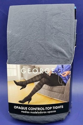 George gray charcoal control top tights opaque 40 denier  GT70Z Clearance Sale 