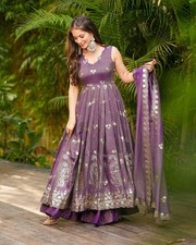 SALWAR KAMEEZ ANARKALI INDIAN PAKISTANI GOWN WEDDING PARTY DESIGNER ETHNIC SUIT