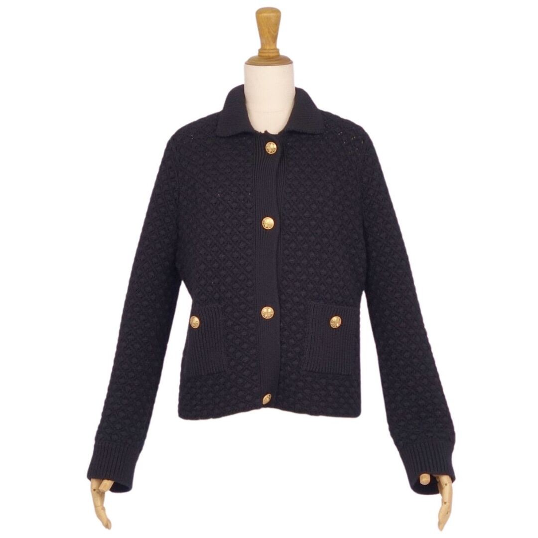 Dior Christian 2023 Knit Jacket Cardigan Plaid Wool Outerwear F40 Used MOLO-0 thumbnail 2