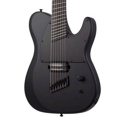 Schecter PT-7 ''Black Ops'' 7-String Multiscale - Satin Black