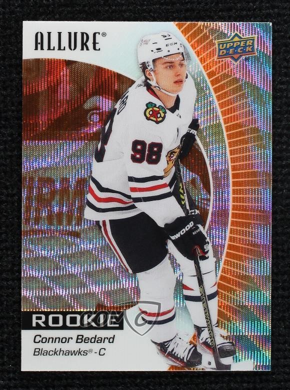 2023-24 Upper Deck Allure Rookies Orange Slice Connor Bedard #102 Rookie RC